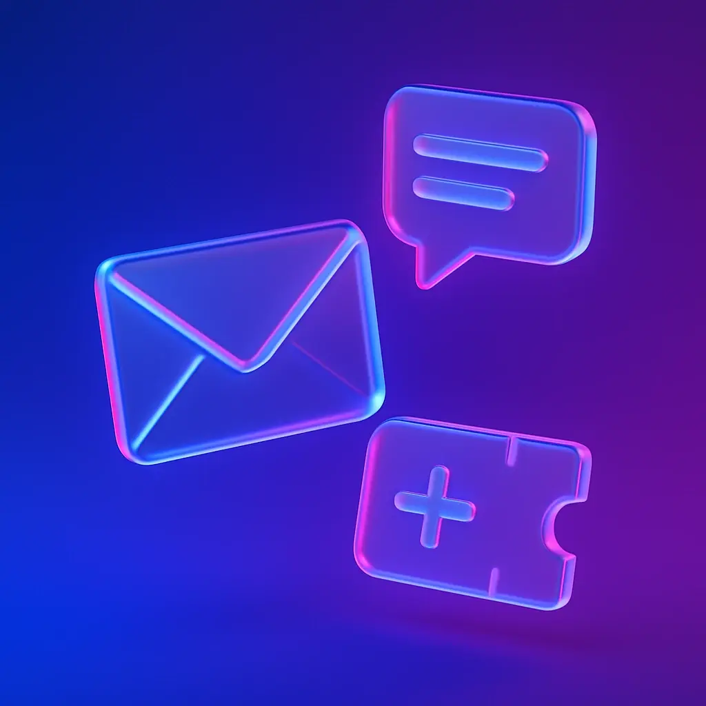 ارسال ایمیل پشتیبانی